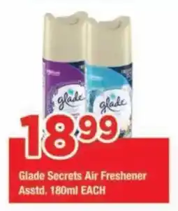 OK Foods Glade Secrets Air Freshener offer