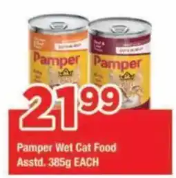OK Foods Pamper Wet Cat Food offer
