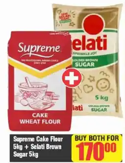 Big Save Supreme Cake Flour + Selati Brown Sugar offer
