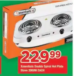 OK Foods Xsentials Double Spiral Hot Plate Stove offer