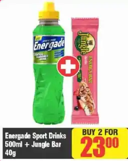 Big Save Energade Sport Drinks + Jungle Bar offer