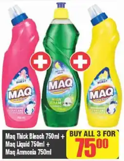 Big Save Maq Thick Bleach + Maq Liquid + Maq Ammonia offer