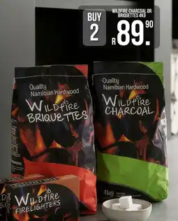West Pack Lifestyle Wildfire charcoal or briquettes offer