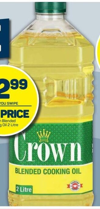 Pick n Pay Crown Blended Cooking Oil 2L offer