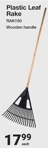 Mica Lasher Plastic Leaf Rake offer