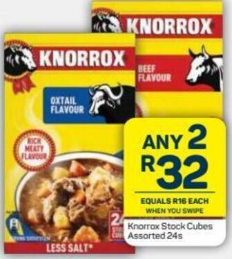 Pick n Pay Knorrox Stock Cubes Assorted 24s offer
