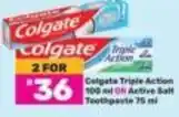 Game Colgate - triple action toothpaste offer