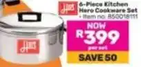 Game Hero - 6-piece kitchen cookware set offer