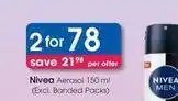 Clicks Nivea - aerosol offer