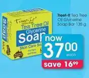Clicks Tea tree oil glycerine soap bar offer