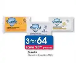 Clicks Glycerine soap bars offer