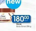 Clicks Dove - body scrub offer