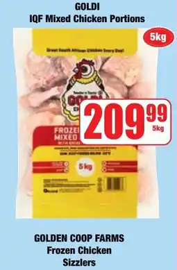 Boxer Superstores GOLDI IQF Mixed Chicken Portions offer