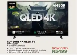 House & Home TOSHIBA 50" 60Hz 4K QLED TV offer