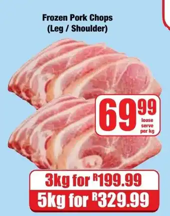 Boxer Superstores Frozen Pork Chops (Leg / Shoulder) offer