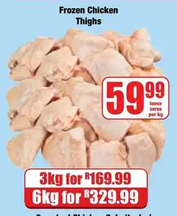 Boxer Superstores Frozen Chicken Thighs offer