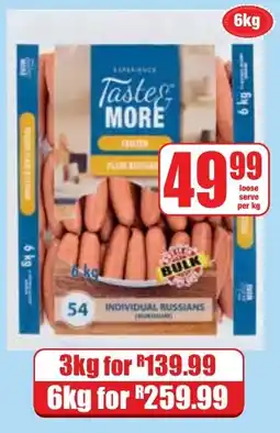 Boxer Superstores Taster MORE Plank Russians offer