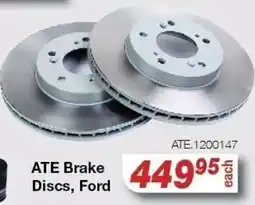 AutoZone ATE Brake Discs, Ford offer