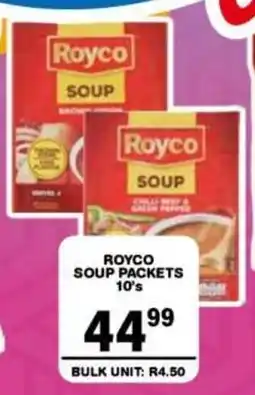 Giant Hyper Royco Soup Packets offer
