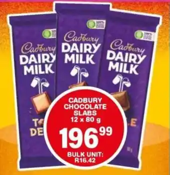 Giant Hyper Cadbury Chocolate Slabs offer