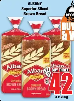 Boxer Superstores ALBANY Superior Sliced Brown Bread offer