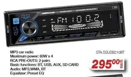 AutoZone MP3 car radio STAR SOUND offer