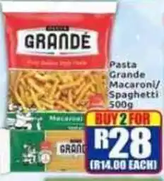 Three Star Cash and Carry Pasta Grande Macaroni/ Spaghetti offer