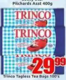 Three Star Cash and Carry Trinco Tagless Tea Bags offer