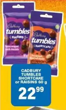 Giant Hyper Cadbury Tumbles Shortcake or Raisins offer