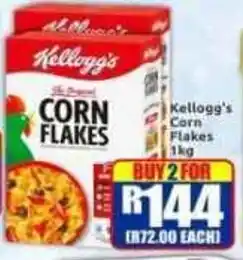 Three Star Cash and Carry Kellogg's Corn Flakes offer