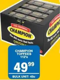 Giant Hyper Champion Toffees offer