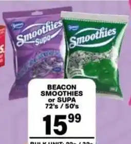 Giant Hyper Beacon Smoothies offer
