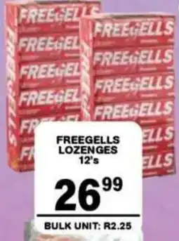 Giant Hyper FREEGELLS LOZENGES offer