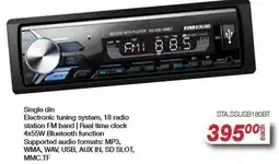AutoZone STAR SOUND SD/USB MP3 PLAYER SSUSB-180BT offer