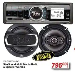 AutoZone StarSound Multi Media Radio & Speaker Combo offer
