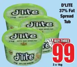Boxer Superstores D'LITE 37% Fat Spread Tub offer