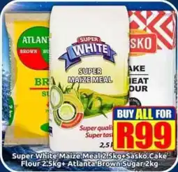 Three Star Cash and Carry Super White Maize Meal offer