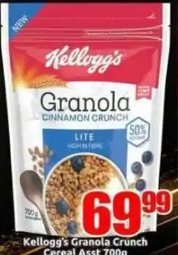 Three Star Cash and Carry Kellogg's Granola Crunch offer