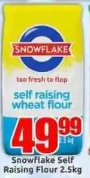 Three Star Cash and Carry Snowflake Self Raising Flour offer