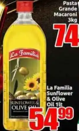 Three Star Cash and Carry La Familia Sunflower & Olive Oil offer