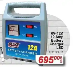 AutoZone AutoKraft 12A Battery Charger offer