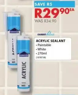 Chamberlain Chamber Value Acrylic Sealant offer