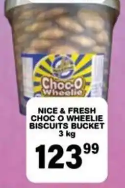 Giant Hyper Nice & Fresh Choc O Wheelie Biscuits Bucket offer