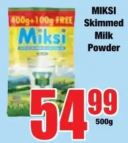 Boxer Superstores MIKSI Skimmed Milk Powder offer