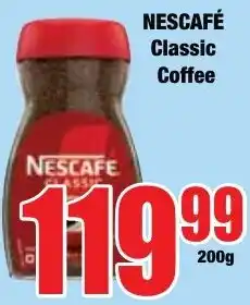 Boxer Superstores NESCAFÉ Classic Coffee offer
