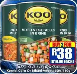 Three Star Cash and Carry Koo Mixed Vegetables In Brine offer