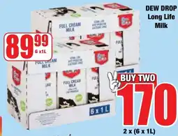 Boxer Superstores Dew Drop Long Life Milk offer