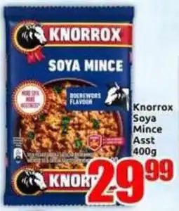Three Star Cash and Carry Knorrox Soya Mince offer