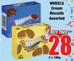 Boxer Superstores WHEELS Cream Biscuits Assorted offer