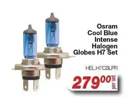 AutoZone Osram Cool Blue Intense Halogen Globes H7 Set offer